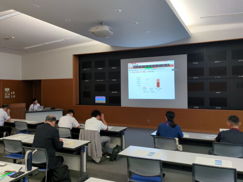 田原市役所防災センターにおいて、東三河地域防災協議会成果発表会が開催されました