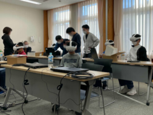 設楽町合併20周年記念行事で、北﨑充晃教授がメタバースに関する講演等を行いました