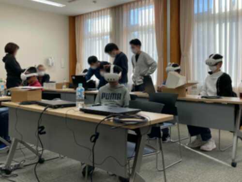 設楽町合併20周年記念行事で、北﨑充晃教授がメタバースに関する講演等を行いました