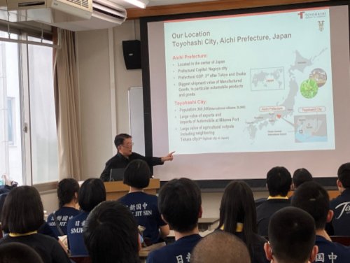 マレーシア ジッ・シン校、タイ PCSHS スパンブリ校、時習館高等学校の生徒が大学を見学しました